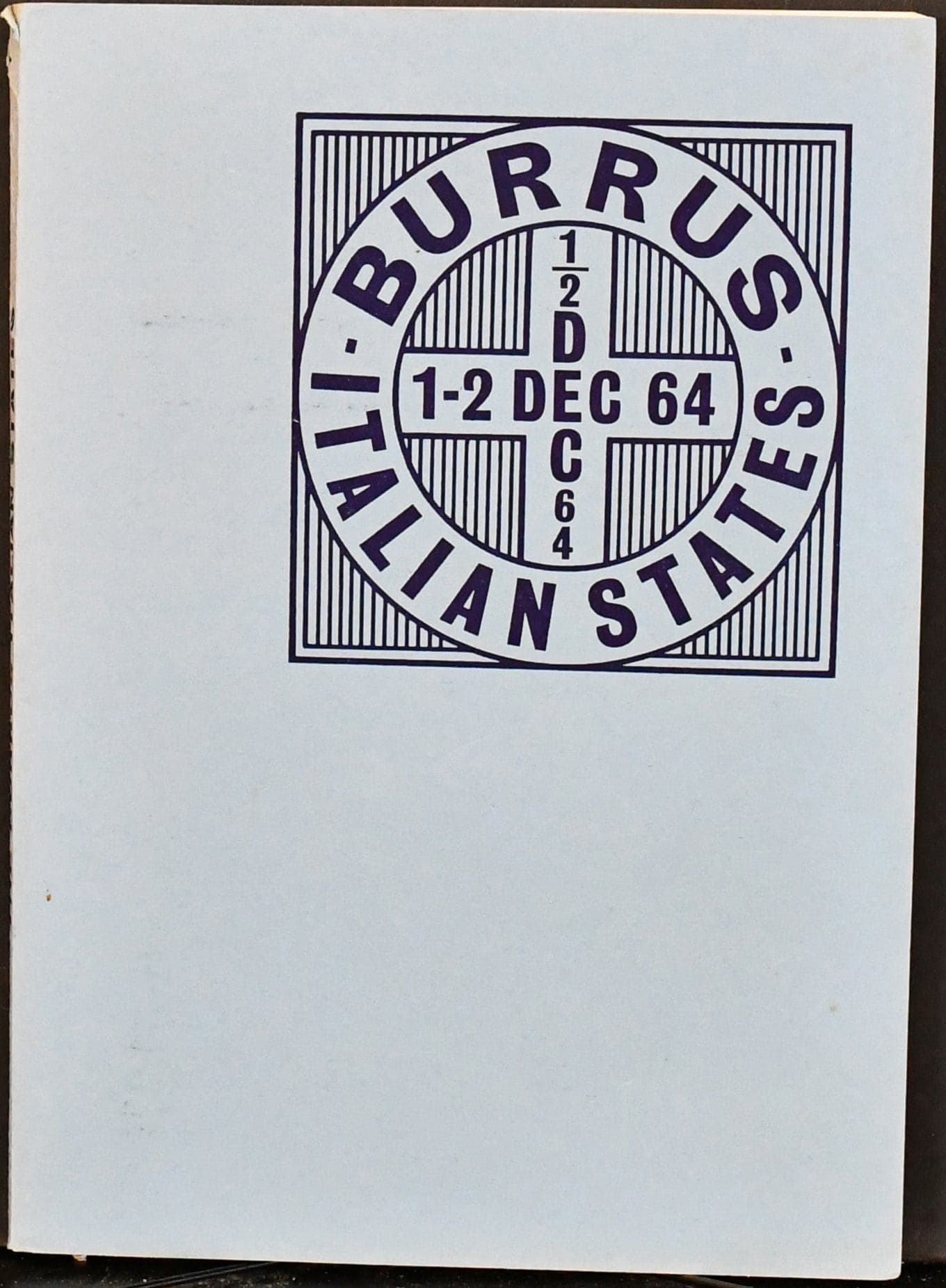 Los 6452 - Burrus, Italien, R. Lowe 1964, neuwertig mit EL