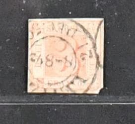 Los 6684 - Sachsen, komplette Slg. in untersch. Erhaltung auf KABE-Vordrucken, dabei auch gest. "Sachsen-Dreier" mit Attest Rismondo, seltener Übersee-Brief in die USA mit 6 1/2 Ngr.-Frankatur usw.