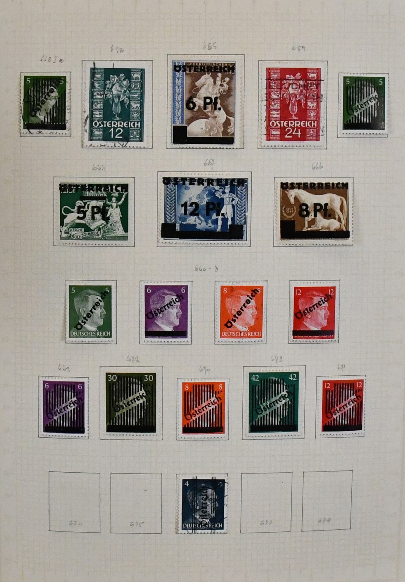 Los 8394 - Österreich, 1945/1985, Slg. in beiden Erhaltungen, ab Nr. 668/73, mit Va/Vc, gepr. Zenker BPP, usw., ab Nr. 697 (ohne Nr. 952/54, 960/63 und wenige unbedeutende Werten) kpl., inkl. Nr. 929/32 postfr., allen Vögel-Werten etc., im Leuchtturm-Klemmbinder. Mi. 1400,-