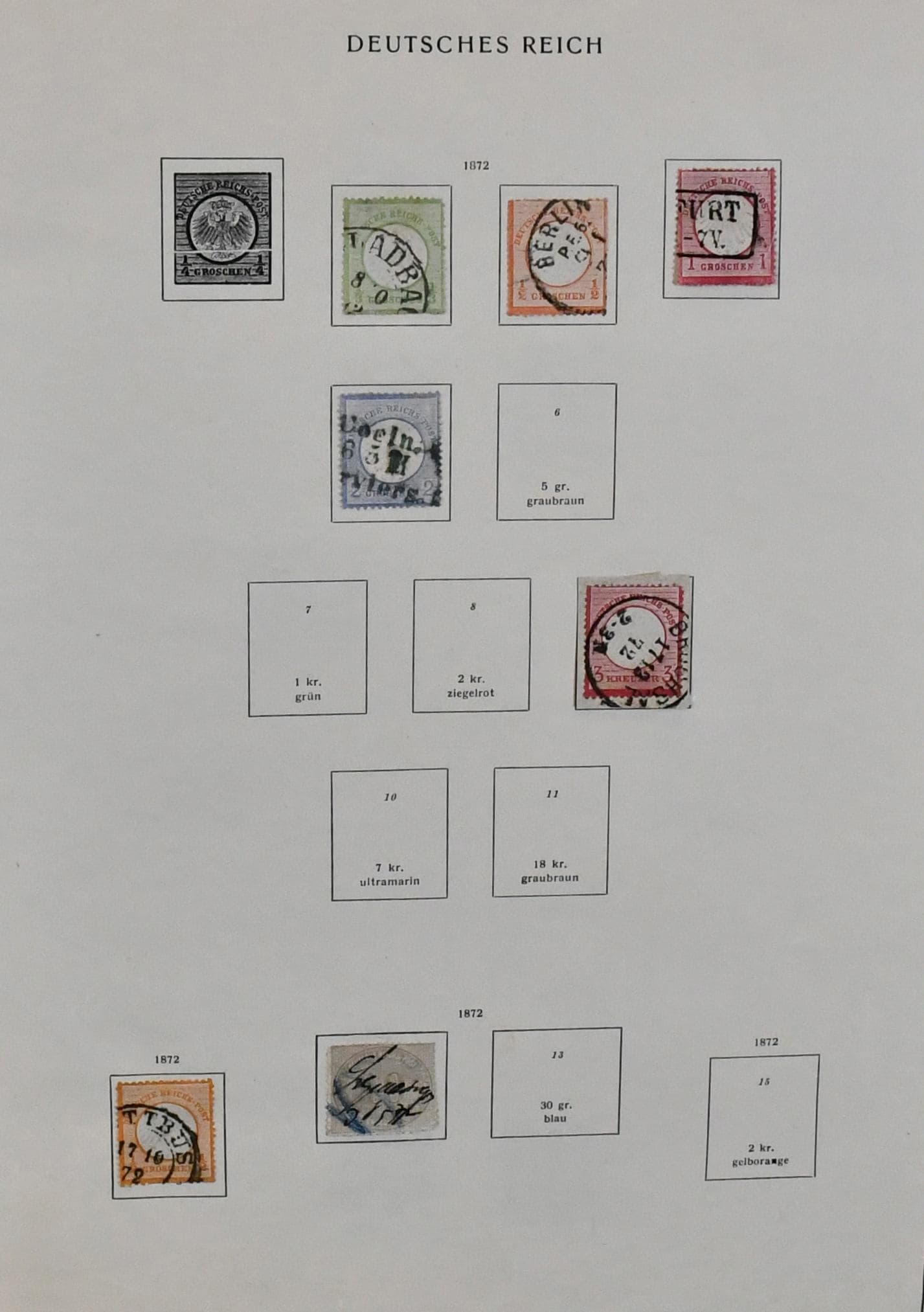 Los 5229 - Deutschland, 1850-1942, alte Generalsammlung im gut erhaltenen Schwaneberger Vordruckalbum, dabei Altdeutschland mit Baden Nr. 4, 6-8, Bayern mit Quadrat-Ausgaben, Preußen mit tieffarbiger Nr. 1, 2-4, 5, 11, Sachsen, Württemberg usw., Deutsches Reich ab Brustschilden, dabei Weimar gut vertreten mit Nothilfen und IAA, III. Reich mit einigen Blöcken, Zusammendrucken und Dienst, ferner Nebengebiete mit Abstimmung, Danzig, Memel mit litauischer Besetzung, etwas Auslandspostämter und Kolonien etc. Uriges Objekt mit hohem KW
