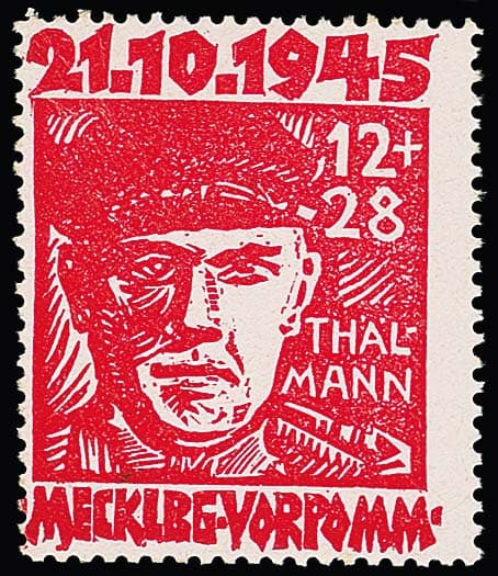 Los 3517 - 12 + 28 Pfg. in guter Farbe orangerot postfrisch, Attest Kramp. Mi. 400,-
