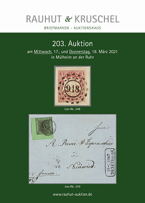 Hauptkatalog Auktion 203 Hauptkatalog Auktion 203